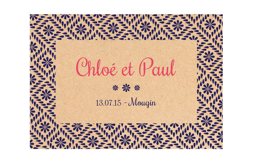 Mon petit faire part - Mariage - Save the date - réf. 4 - 2711